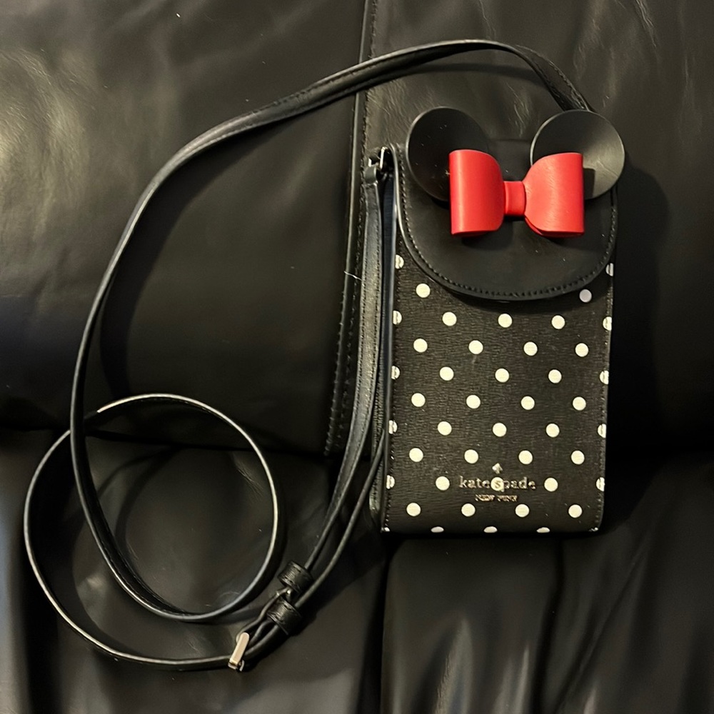 Disney Minnie Mouse North South Flap Phone Crossbody